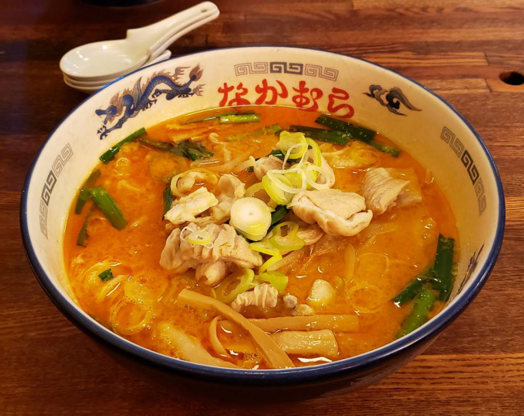 『本家なかむら』のホルモンラーメンの写真