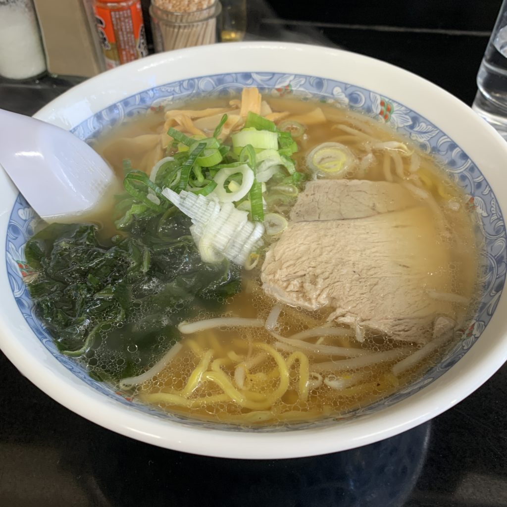 タンタンの塩ラーメン